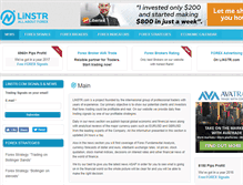 Tablet Screenshot of linstr.com